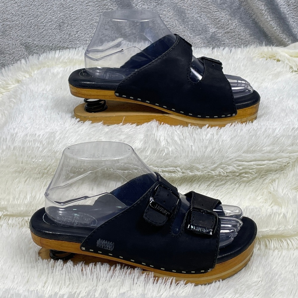 J. Rubio Original Worishofer Sandals Womens 39 Black Very Good Spring Platform